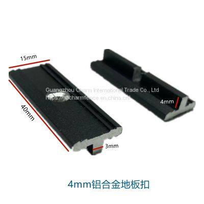 Wood Plastic Floor l Aluminum Alloy Card Floor Fastener 6mm Connector photo-3