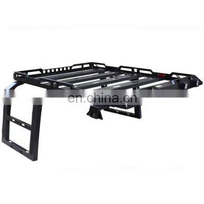 Luggage Racks Steel Roof Rack with Ladders without Lights for Jeep Wrangler JK 2007-2017