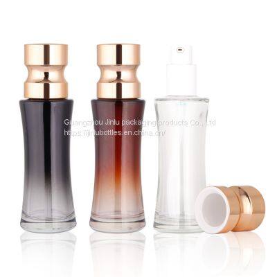 30ml New Small Man Waist Liquid Foundation Bottle Spot Thin Waist Skin Care Product Glass Bottle 30ml Waist Lotion Bottle photo-5