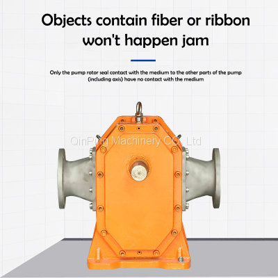 QP186S SS Duck Nozzle Lobe Pump Head With Explosion-proof Motor Transport High Viscosity Material photo-2