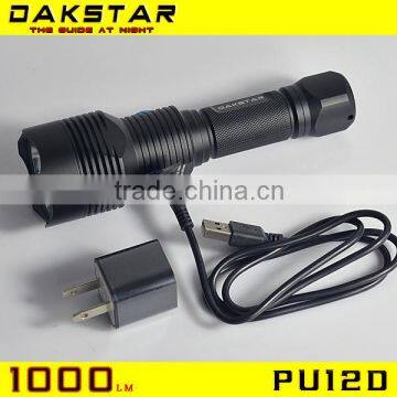 DAKSTAR PU12D 18650 Battery Micro USB Car Rechargeable Torch Power Bank With Flashlight photo-2