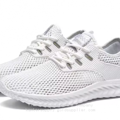 Fashion Mesh Flying Weaving Upper Sports Shoes High Quality Men Running Sneakers Mens Casual Shoes photo-3