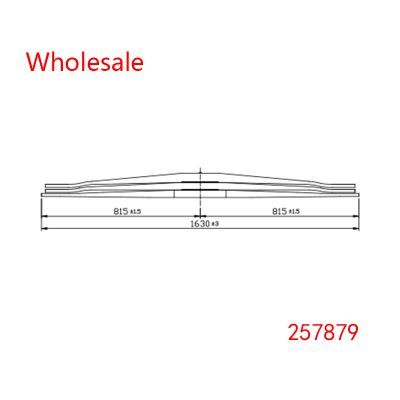 257879 Rear Axle wheel parabolic spring arm of  Heavy Duty Vehicle Wholesale For Volvo