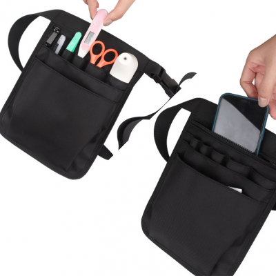 Tool Pouch With Waist Belt,Hardware Maintenance Thickened Oxford Cloth Small Tool Belt Pouch,Heavy Duty Tool Bag photo-3