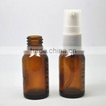 15ml amber glass lotion bottle,cosmetic glass bottle