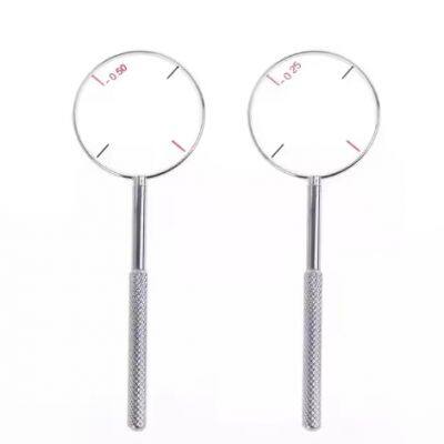 Top Quality Optical Cross Cylinder Lens Tool -0.25 -0.50 Optical Instruments Ophthalmic Lens Diopters Optometry Accessories
