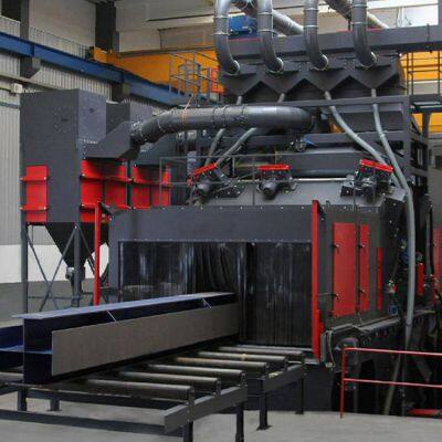Automation Descale Industry Abrasive H Beam Shot Blasting Machines for Rust Removing