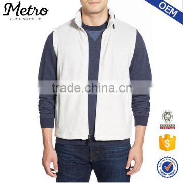 OEM Custom Cheap Wholesale Men No Sleeve White Vest