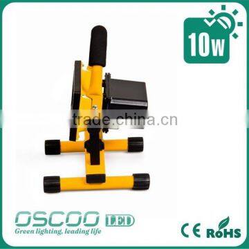 Power Oscoo Manufacturer Hot IP65 Portable Rechargeable 10W LED Flood Light Camping Light Festival Light With Car Charger photo-4