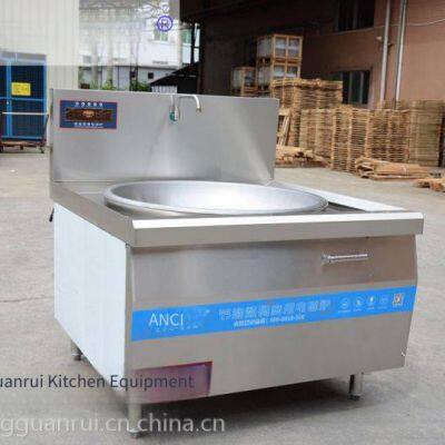 Anci Commercial Induction Cooker With Large Wok Stove, High - Power Electric Stir - Fryer for Schools and Restaurants, Electric Stove for Beef and Mutton Soup