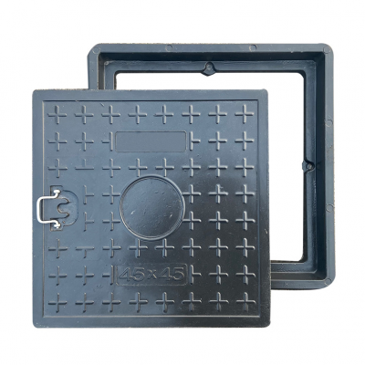 Composite Manhole Cover for Sewage Systems - Acid/Alkali Proof Design photo-2