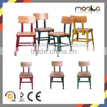 Hot Sale Metal Frame Wooden Seat Lyon Industrial Chair