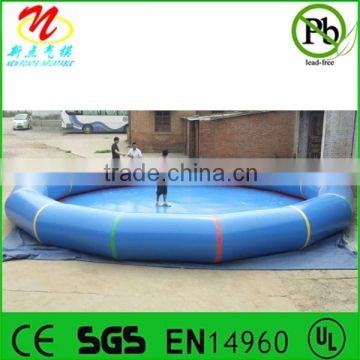 Large inflatable round swimming pool toy for summer fun