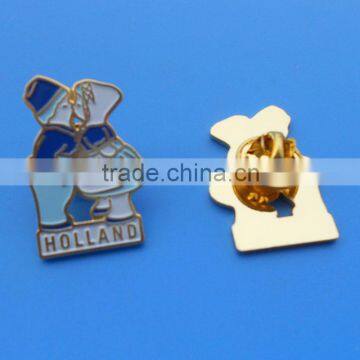 Shape Cut Lovely Girl&Boy Low MOQ Promotion Lapel Pins China