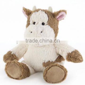 wholesale plush toys,Cozy Plush Cow Heatable Soft Toy