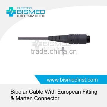 Bipolar Cable With European Fitting & Marten Connector