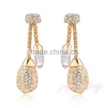 Wholesale Saudi Gold Jewelry Dangle Gold Earring Designs photo-2