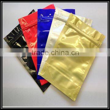 High quality colorful printing metalied foil zipper stand up pouch for coffee bean