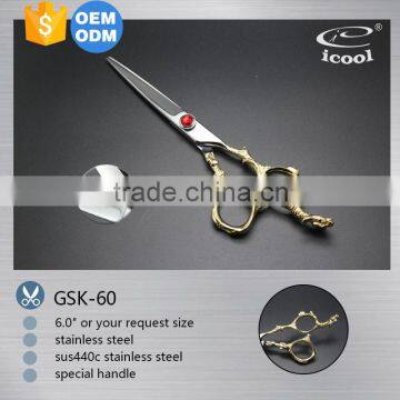 ICOOL GSK-60 Hot Sale Beauty Design Cut Hair Scissors