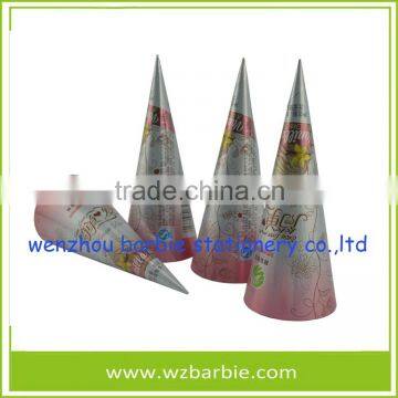 Paper Printed Cone Sleeve For Ice Cream Wrapper