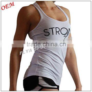 wholesale women casual 100 cotton tank top for gym