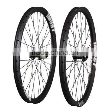 2017 Carbon fiber mountain bike wheels down hill 29 all mountain bike wheel 40mm clincher and hookless AM290-40TL