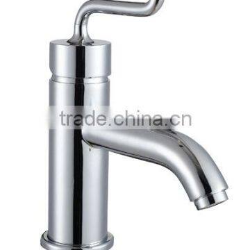 Single hand brass faucet ceramic cartridge