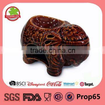 Hot Sale Custom Ceramic Tealight Elephant Candle Holder