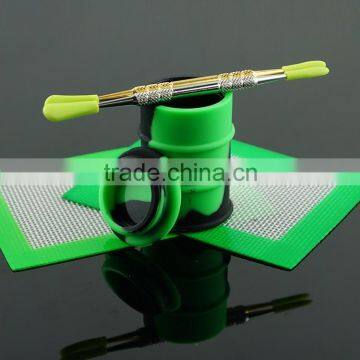 Glass Jar With Glass Lid Silicone Lid Container Rubber Food Grade Non Stick Jar photo-4