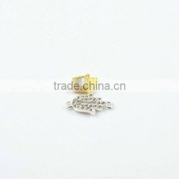 Fashion jewelry alloy diamond accessories special for bracelet wholesale alibaba