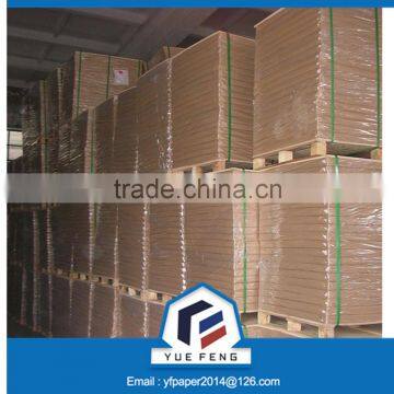 Fuyang High brigthness Coated duplex board craft back paper