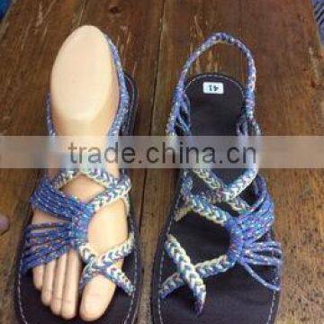 Dobbytex DBTS17 Pastel Twist Handmade rope Sandals/Shoes Hill tribe / Hmong / Summer / African