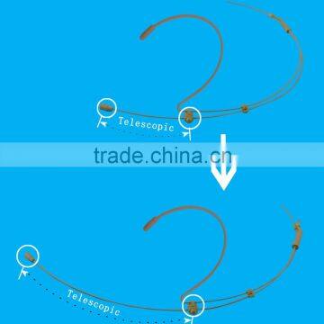 Freeboss HS-21S2-L6A 4 Pin Mini XLR Plug Omni Directional Electret Condenser Headset Microphone photo-3