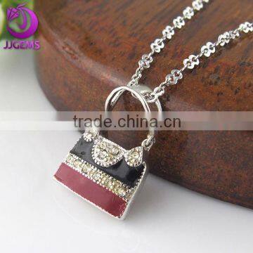 china products fashion silver necklace lock pendant