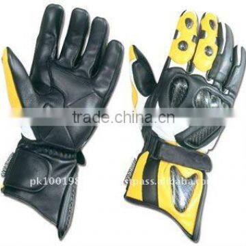 motorbike leather gloves