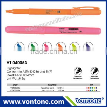 Promotional novelty highlighter pens