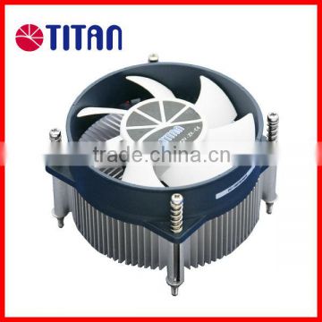 Popular Radial aluminum fin design cpu cooler for Intel LGA 1156