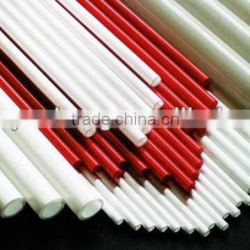 milky and translucent quartz glass tube