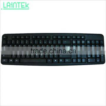 2016 hot selling desktop best USB wired keyboard with big keys