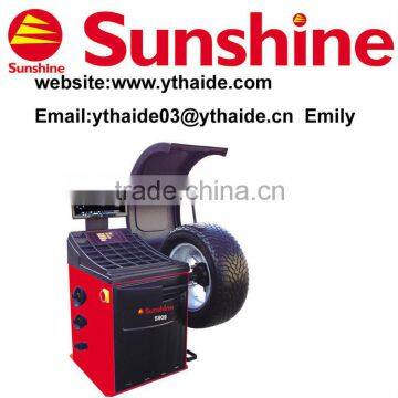 SUNSHINE brand S909 automotive wheel balancer,with big monitor