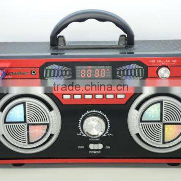Dongguan High Quality Multimedia Digital Display Portable Disco Light Radio
