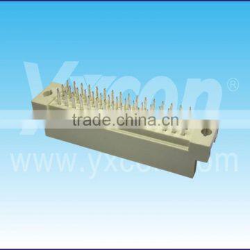 Dongguan supplier 2.54mm pitch 16 pin three row DIN 41612 straight female DIN connector