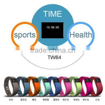 100% Genuine Original TW64 Smart Bracelet Bluetooth 4.0 Support Android and More Systems IOS6.1 photo-3