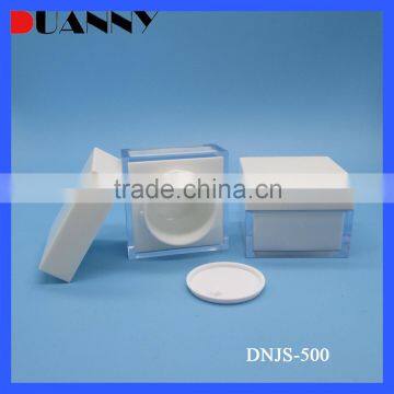 50g Square PS Cosmetic Jar Packaging,50g Square PS Jar