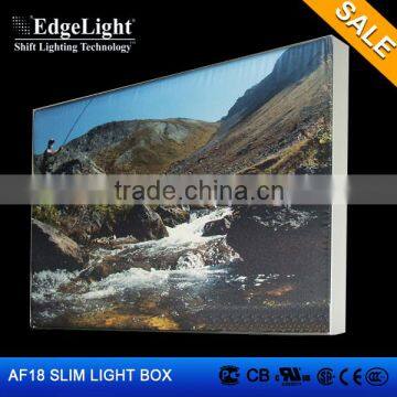 textile frameless advertising light box