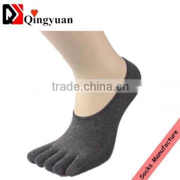 Men cotton five toe socks