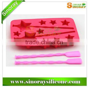 High Quality Silicone Ice Tray of Stars