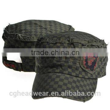 custom-made cheap high quality military hat/ military cap/ military snapback cap