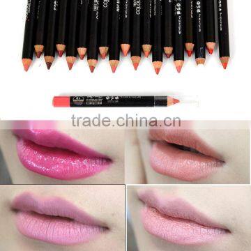 2016 Hot Sale Multicolor Waterproof Functional Lip Liner Pencil Eyebrow Eye Lip Makeup Colorful Cosmetic Lipliner Pen photo-3