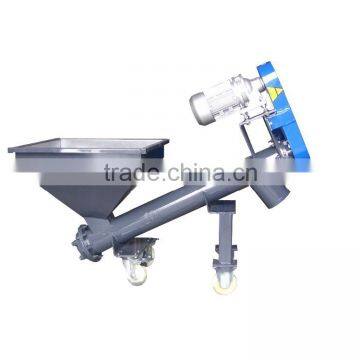 Screw conveyor plastic material feed screw conveyor screw loader